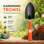 Garden Tool Set for Gardening – Weeder, Cultivator & Big Trowel Hand Tools for Soil Loosening, Weeding & Planting