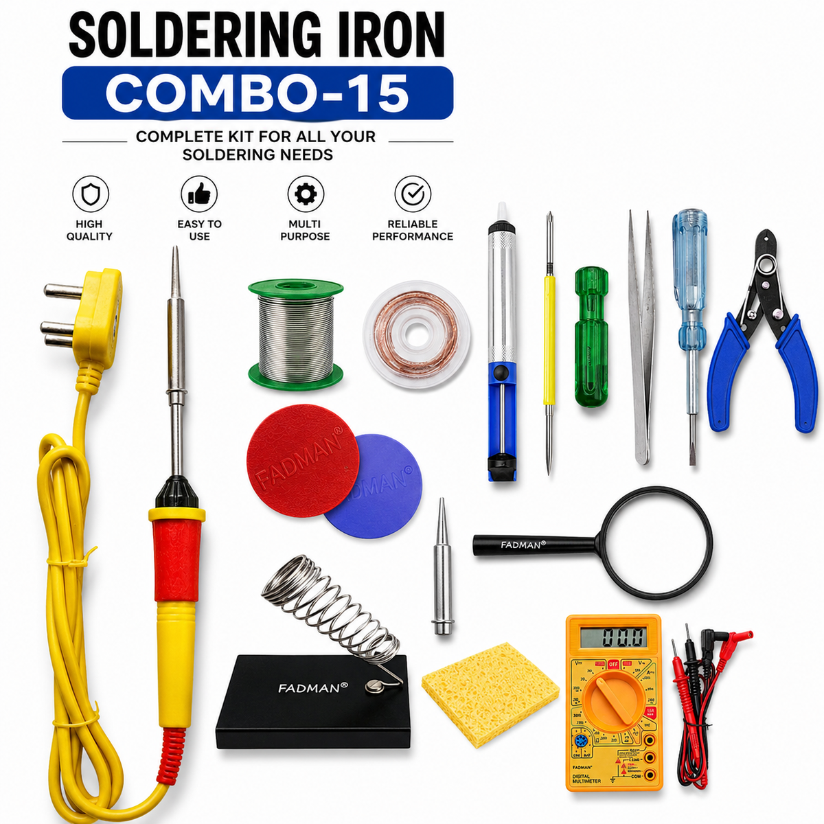 25W SOLDERING IRON KIT PACK OF 15