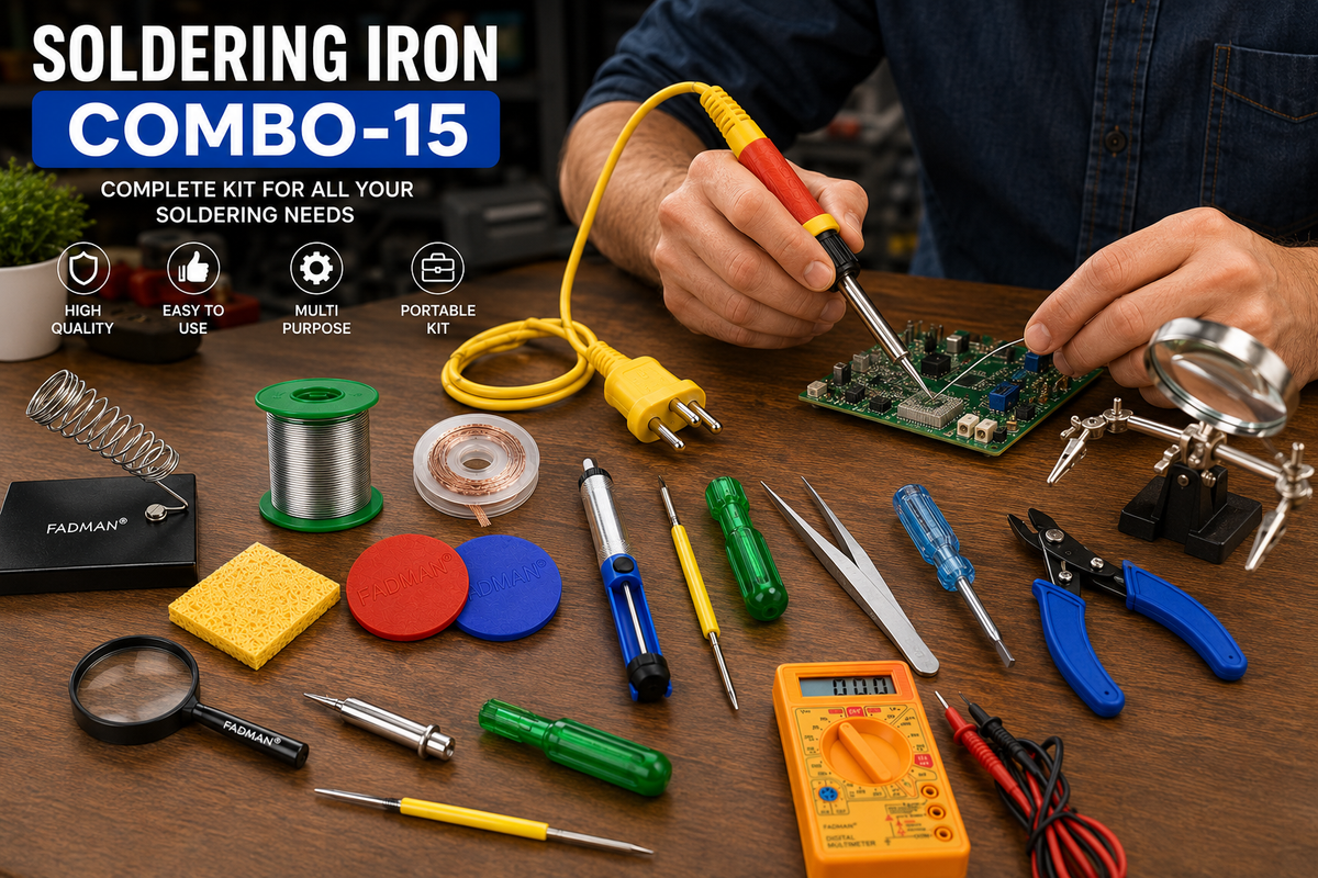 25W SOLDERING IRON KIT PACK OF 15