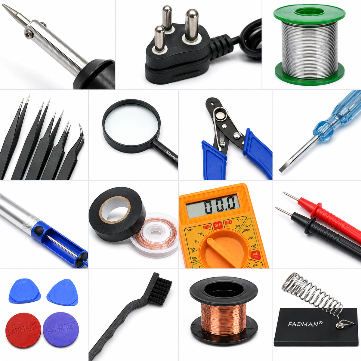 60W SOLDERING IRON KIT PACK OF 17